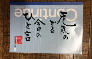 元気の出る言葉　表紙　書家二階堂勇悦